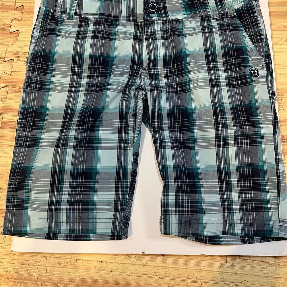 Element in Element  Men's Plaid Bermuda Shorts Multicolor Size M Summer Casual